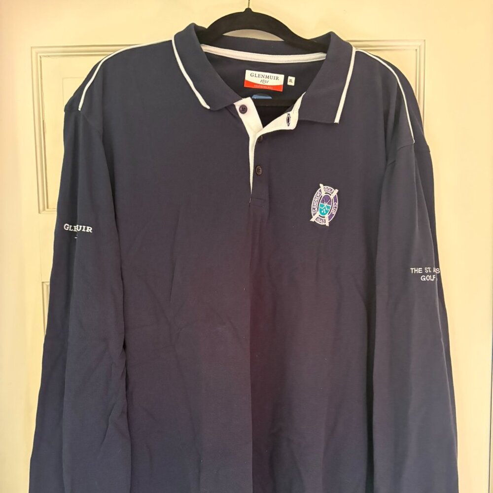 This is a Glenmuir 1891 Performance golf polo shirt in size XL, featuring Coolfl